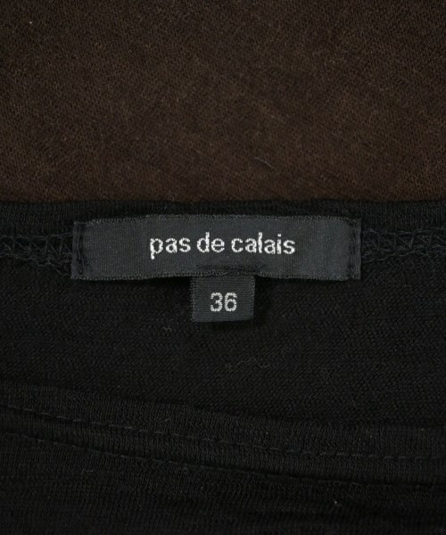 pas de calais（パドカレ）ニット・セーター 黒 サイズ:36(S位) レディース/2200719082047