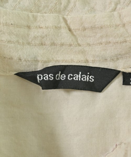pas de calais（パドカレ）カジュアルシャツ ベージュ サイズ:36(S位) レディース/2200719082061