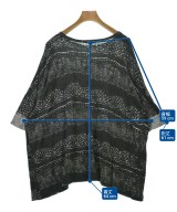 pas de calais（パドカレ）Tシャツ・カットソー 黒 サイズ:36(S位) レディース/2200719082078