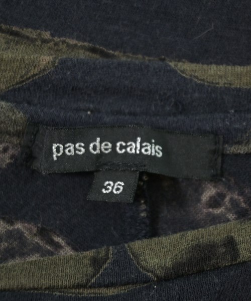 pas de calais（パドカレ）Tシャツ・カットソー 紺 サイズ:36(S位) レディース/2200719082085