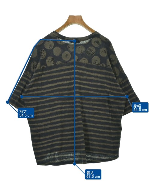 pas de calais（パドカレ）Tシャツ・カットソー 紺 サイズ:36(S位) レディース/2200719082085