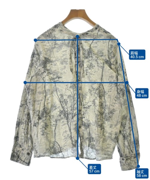 pas de calais（パドカレ）ブラウス グレー サイズ:36(S位) レディース/2200636258136