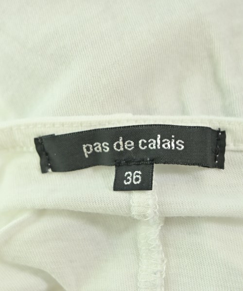 pas de calais（パドカレ）Tシャツ・カットソー 白 サイズ:36(S位) レディース/2200636258181