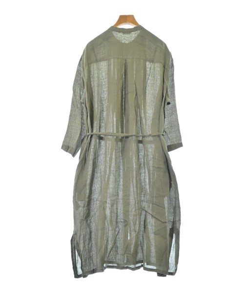 pas de calais（パドカレ）シャツワンピース カーキ サイズ:36(S位) レディース/2200647126035