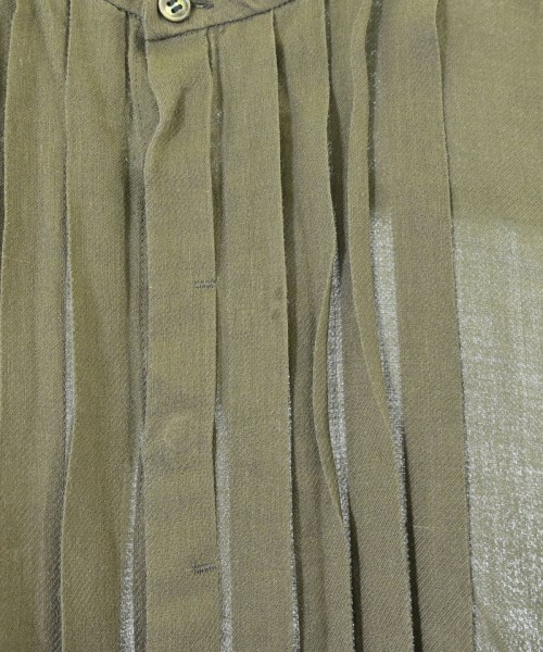 pas de calais（パドカレ）シャツワンピース カーキ サイズ:36(S位) レディース/2200647126035