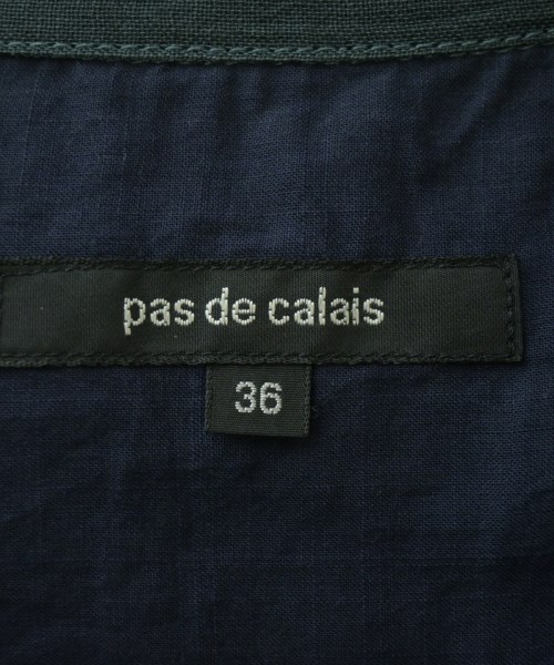 pas de calais（パドカレ）シャツワンピース 紺 サイズ:36(S位) レディース/2200705923033