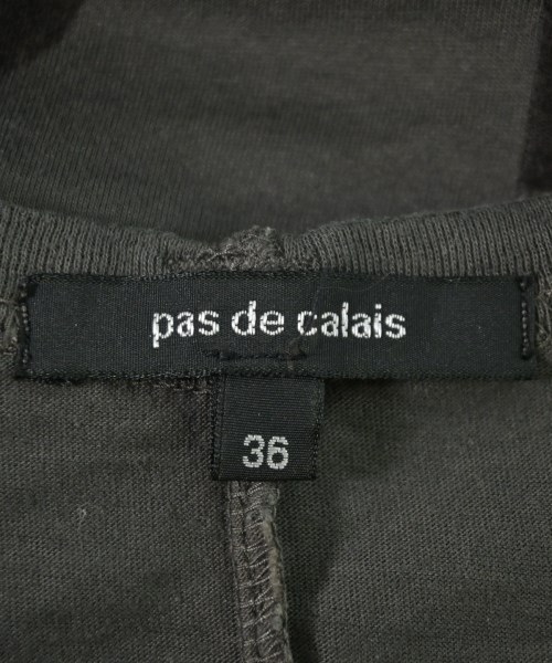 pas de calais（パドカレ）Tシャツ・カットソー カーキ サイズ:36(S位) レディース/2200706984033