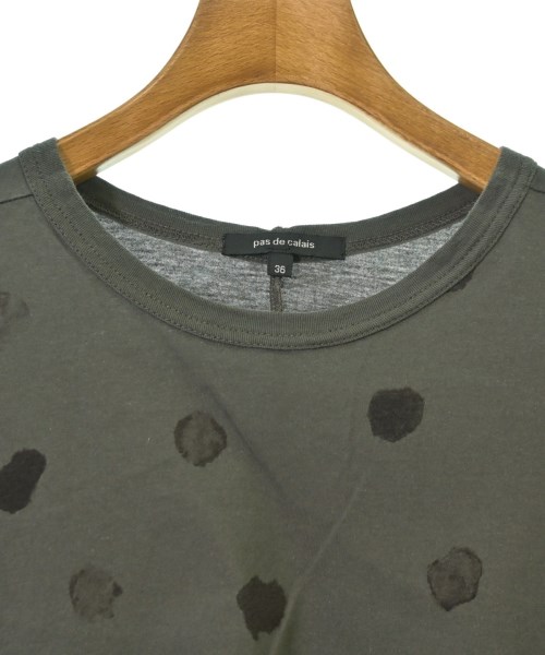pas de calais（パドカレ）Tシャツ・カットソー カーキ サイズ:36(S位) レディース/2200706984033