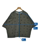 pas de calais（パドカレ）Tシャツ・カットソー カーキ サイズ:36(S位) レディース/2200706984033