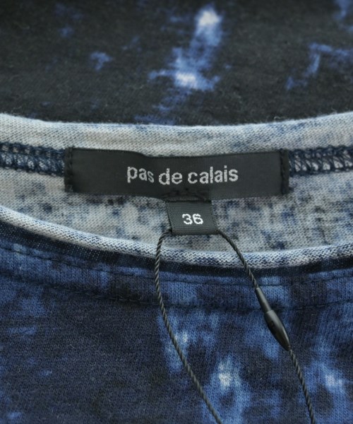 pas de calais（パドカレ）Tシャツ・カットソー 紺 サイズ:36(S位) レディース/2200706895094