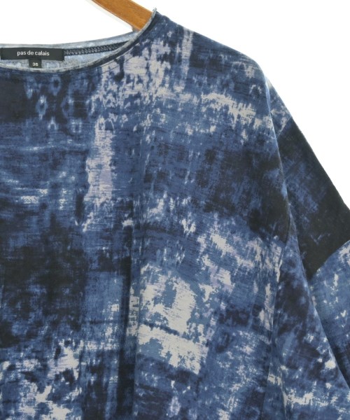 pas de calais（パドカレ）Tシャツ・カットソー 紺 サイズ:36(S位) レディース/2200706895094