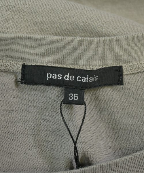pas de calais（パドカレ）Tシャツ・カットソー グレー サイズ:36(S位) レディース/2200706895100