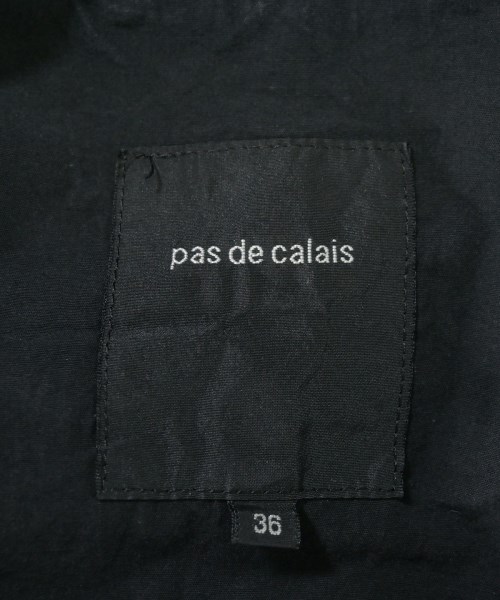 pas de calais（パドカレ）カジュアルジャケット 黒 サイズ:36(S位) レディース/2200709973010