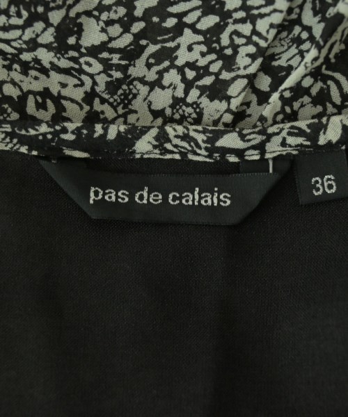pas de calais（パドカレ）ブラウス 黒 サイズ:36(S位) レディース/2200666583048