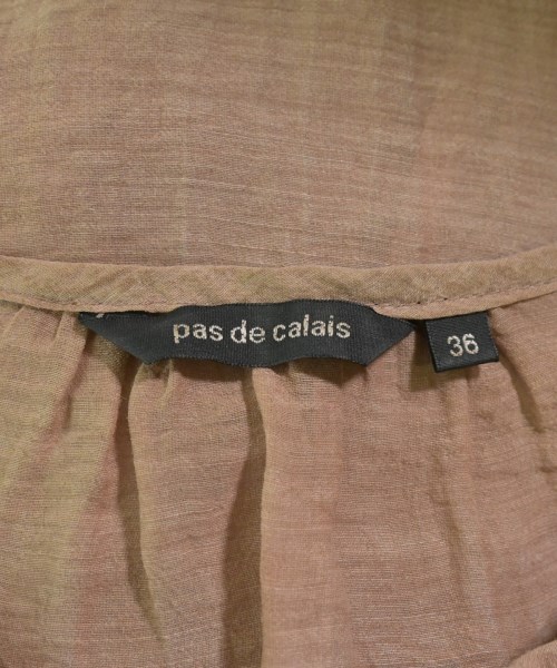 pas de calais（パドカレ）ブラウス ベージュ サイズ:36(S位) レディース/2200666583055