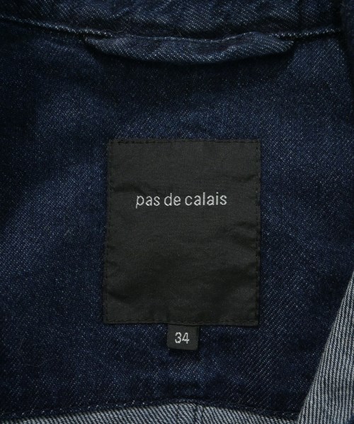 pas de calais（パドカレ）デニムジャケット 紺 サイズ:34(XS位) レディース/2200725027186