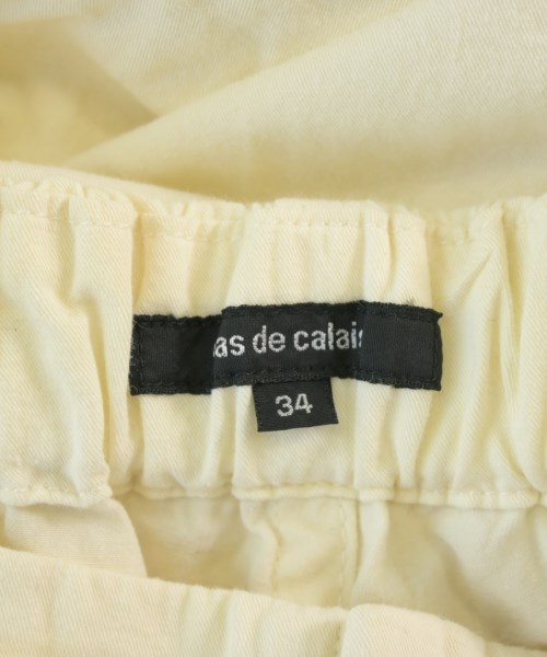 pas de calais（パドカレ）カーゴパンツ 白 サイズ:34(XS位) レディース/2200719429040
