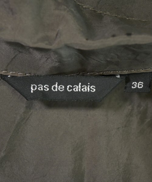 pas de calais（パドカレ）カジュアルシャツ カーキ サイズ:36(S位) レディース/2200724121038