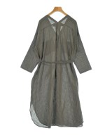 pas de calais（パドカレ）シャツワンピース カーキ サイズ:36(S位) レディース/2200724121090