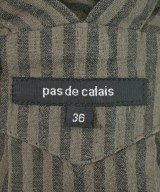 pas de calais（パドカレ）シャツワンピース カーキ サイズ:36(S位) レディース/2200724121090