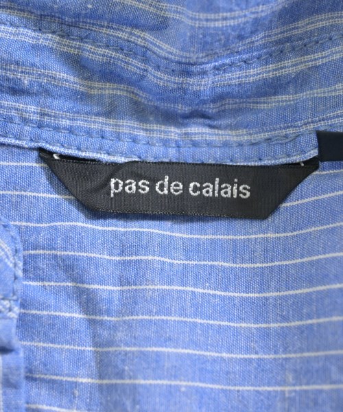 pas de calais（パドカレ）カジュアルシャツ 青 サイズ:36(S位) レディース/2200726313042