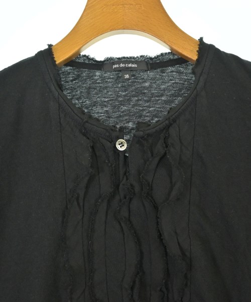 pas de calais（パドカレ）Tシャツ・カットソー 黒 サイズ:36(S位) レディース/2200685844038