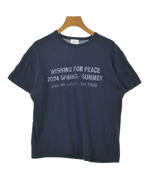 pas de calais(パドカレ)Tシャツ・カットソー 紺 サイズ:36(S位)/2200685844045