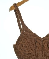 ANOTHER EDITION（アナザーエディション）ベスト/ノースリーブ 茶 サイズ:F レディース/2200638642100