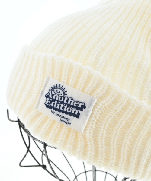 ANOTHER EDITION（アナザーエディション）ニットキャップ・ビーニー 白 サイズ:- レディース/2200658876073