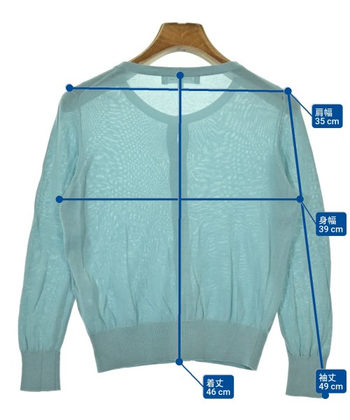 M-PREMIER（エム　プルミエ）カーディガン 青 サイズ:36(S位) レディース/2200637315067