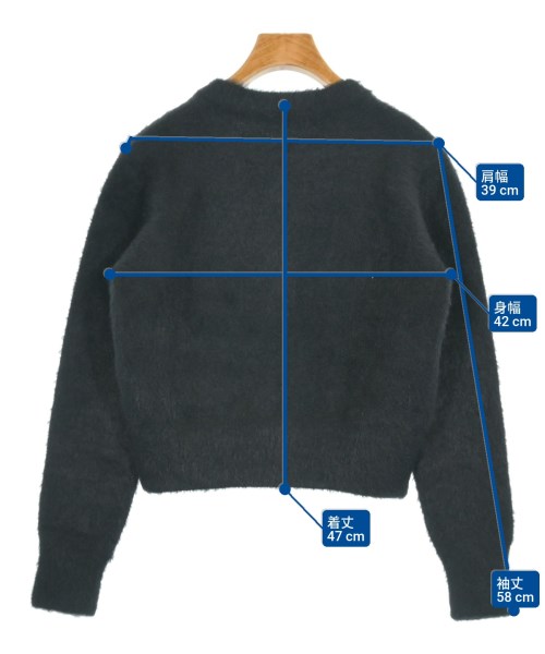 M-PREMIER（エム　プルミエ）カーディガン 黒 サイズ:36(S位) レディース/2200638581096