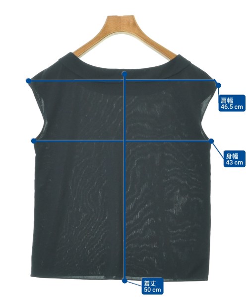 M-PREMIER（エム　プルミエ）ブラウス 紺 サイズ:34(XS位) レディース/2200630697030