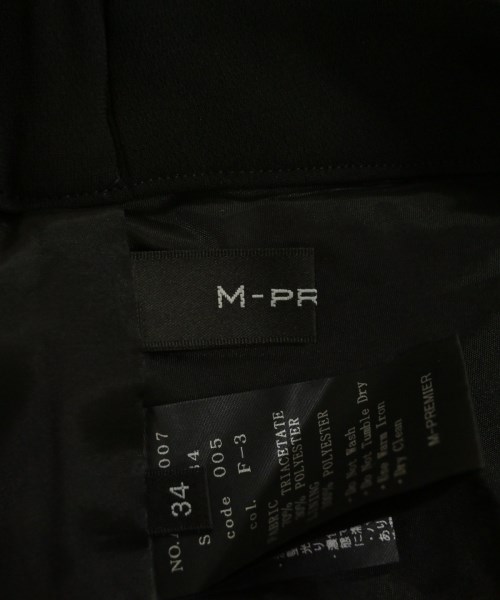 M-PREMIER（エム　プルミエ）スラックス 黒 サイズ:34(XS位) レディース/2200609532034