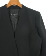 M-PREMIER（エム　プルミエ）ノーカラージャケット 黒 サイズ:38(M位) レディース/2200611503091
