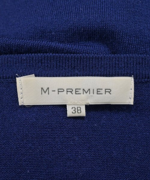 M-PREMIER（エム　プルミエ）カーディガン 青 サイズ:38(M位) レディース/2200611503121
