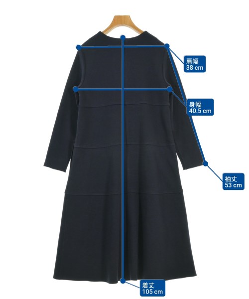 M-PREMIER（エム　プルミエ）ワンピース 紺 サイズ:36(S位) レディース/2200670539048