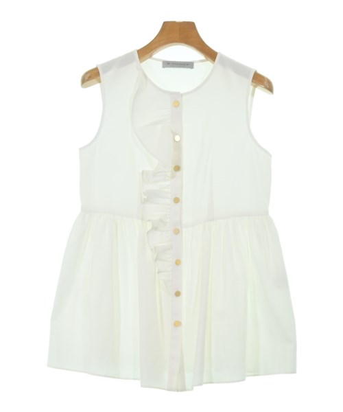 M-PREMIER COUTURE(エムプルミエクチュール)ブラウス 白 サイズ:32(XXS位)/2200687922062
