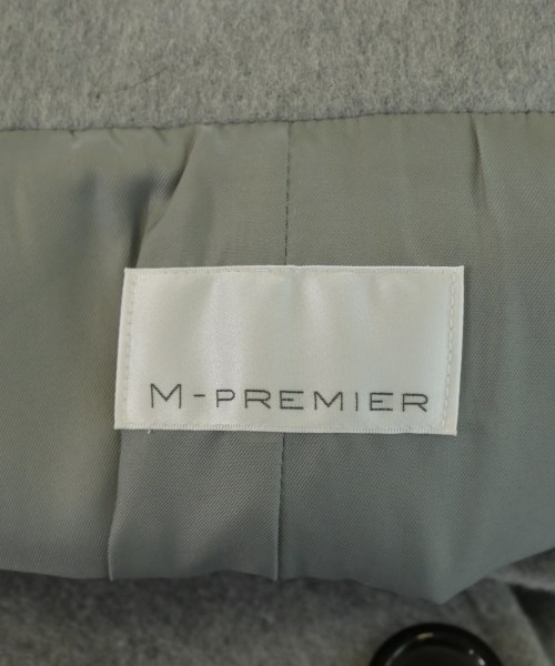 M-PREMIER（エム　プルミエ）ピーコート グレー サイズ:34(XS位) レディース/2200657962012