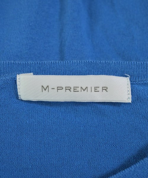 M-PREMIER（エム　プルミエ）カーディガン 青 サイズ:36(S位) レディース/2200714057026