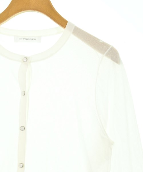 M-PREMIER（エム　プルミエ）カーディガン 白 サイズ:34(XS位) レディース/2200637169226