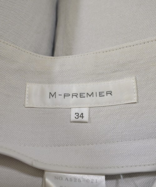 M-PREMIER（エム　プルミエ）クロップドパンツ グレー サイズ:34(XS位) レディース/2200636942059