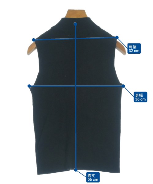 M-PREMIER（エム　プルミエ）ベスト/ノースリーブ 黒 サイズ:38(M位) レディース/2200642937032