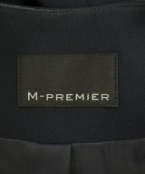 M-PREMIER（エム　プルミエ）ノーカラージャケット 紺 サイズ:38(M位) レディース/2200716299042