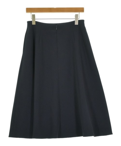 M-PREMIER（エム　プルミエ）ひざ丈スカート 紺 サイズ:38(M位) レディース/2200716299059