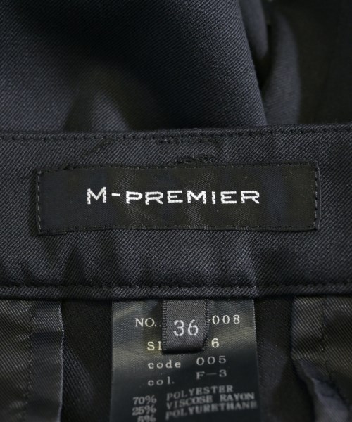M-PREMIER（エム　プルミエ）スラックス 黒 サイズ:36(S位) レディース/2200722067116