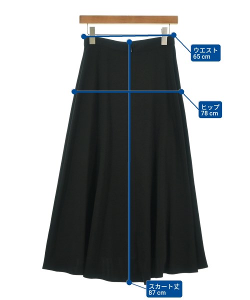 M-PREMIER（エム　プルミエ）ロング・マキシ丈スカート 黒 サイズ:38(M位) レディース/2200675967327