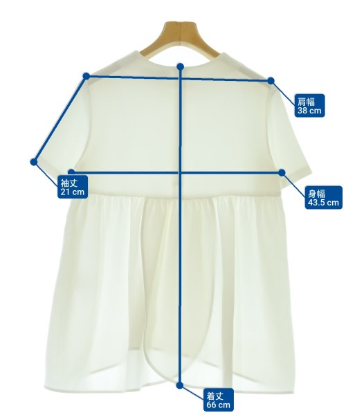 M-PREMIER COUTURE（エムプルミエクチュール）ブラウス 白 サイズ:36(S位) レディース/2200690509021