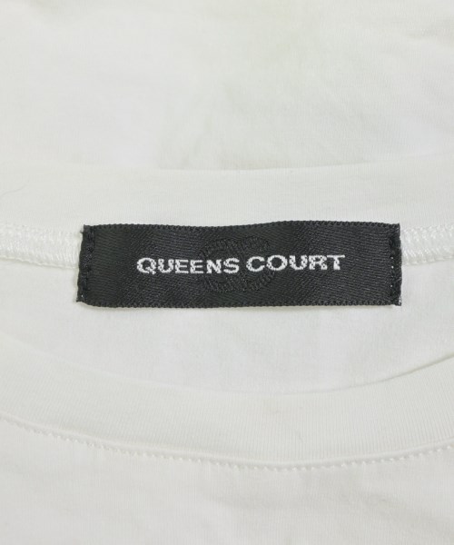 QUEENS COURT（クィーンズ　コート）Tシャツ・カットソー 白 サイズ:2(M位) レディース/2200622041155