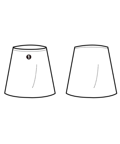 QUEENS COURT（クィーンズ　コート）ひざ丈スカート 茶 サイズ:0(XS位) レディース/2200633978037