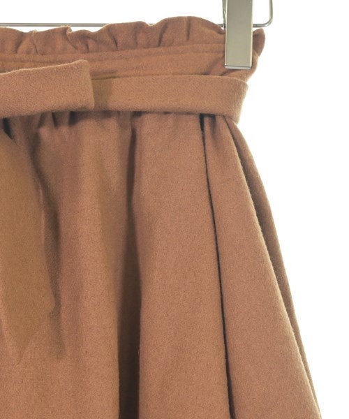 QUEENS COURT（クィーンズ　コート）ひざ丈スカート 茶 サイズ:0(XS位) レディース/2200633978037